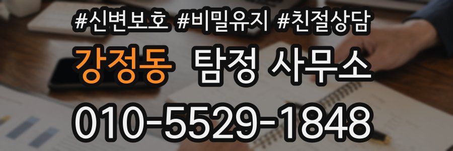 강정동 탐정 사무소