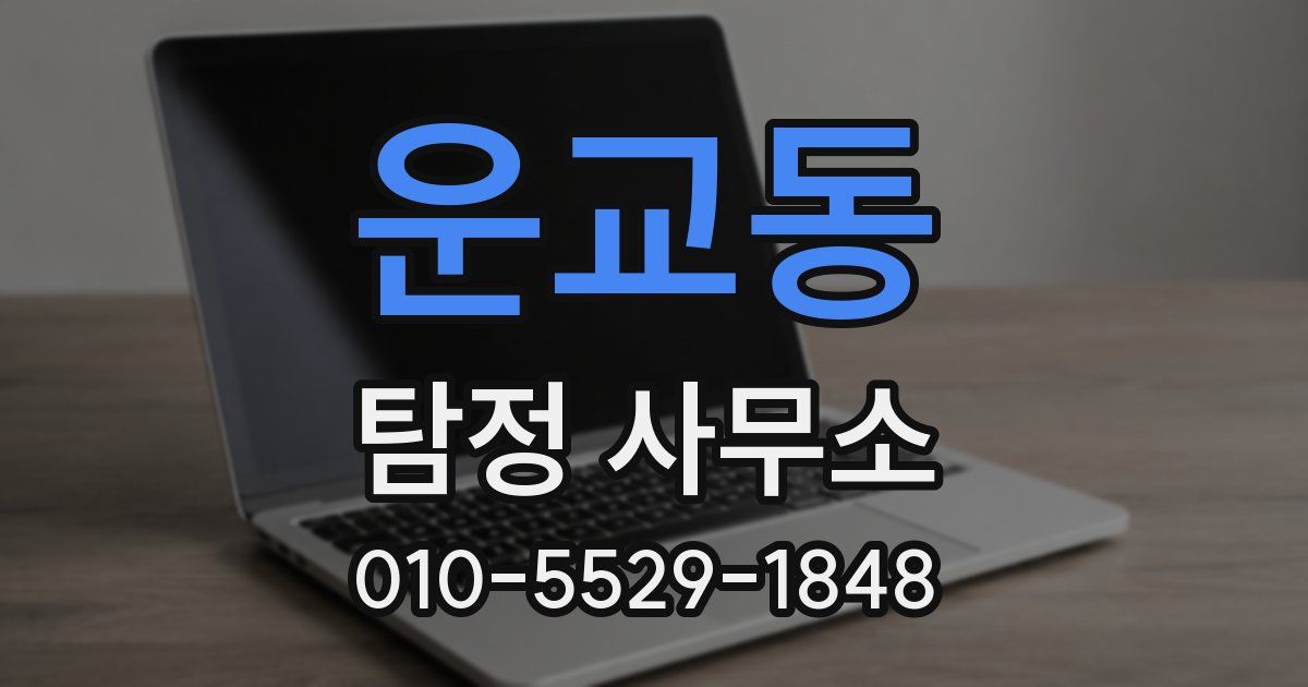 운교동 탐정 사무소