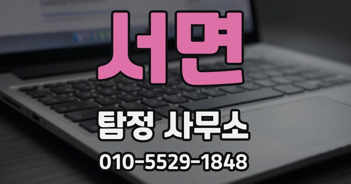 서면 탐정 사무소