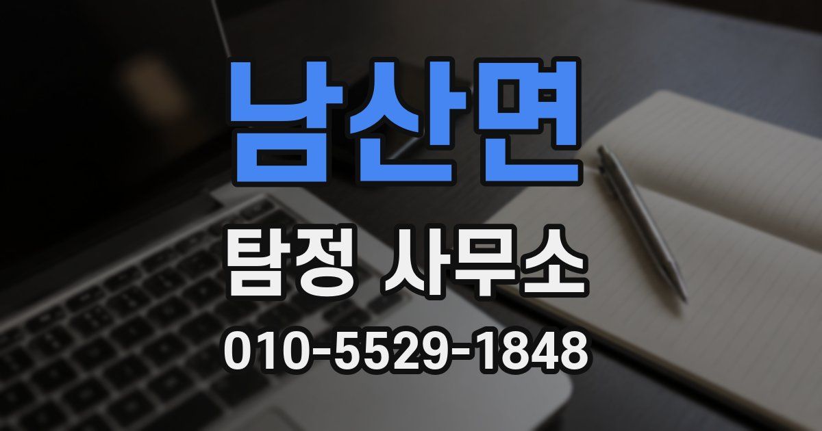 남산면 탐정 사무소