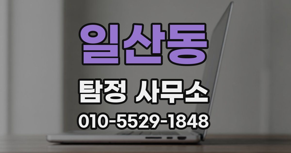 일산동 탐정 사무소