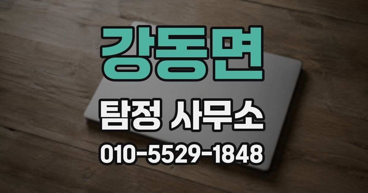 강동면 탐정 사무소