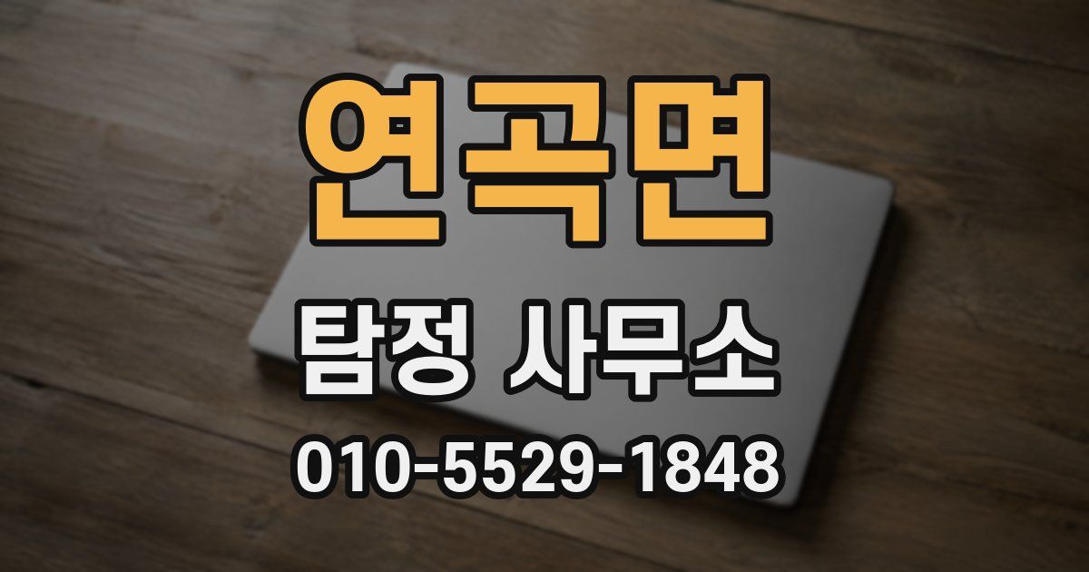연곡면 탐정 사무소