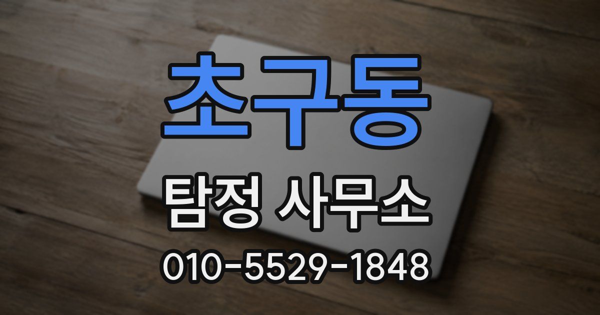 초구동 탐정 사무소