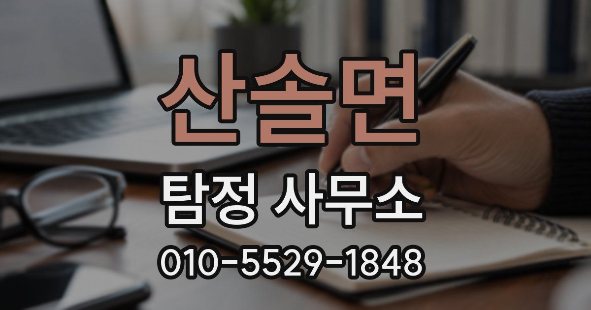 산솔면 탐정 사무소