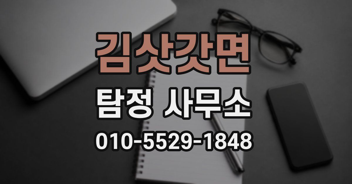 김삿갓면 탐정 사무소
