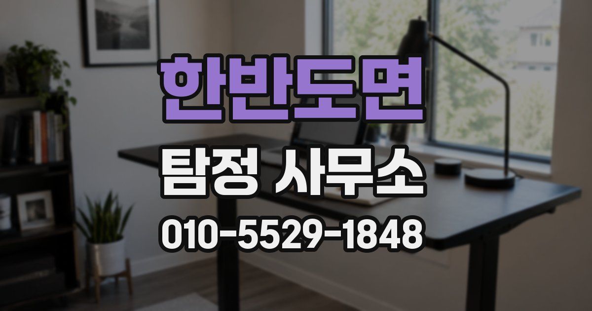 한반도면 탐정 사무소