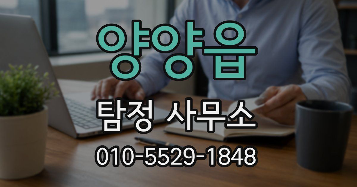 양양읍 탐정 사무소