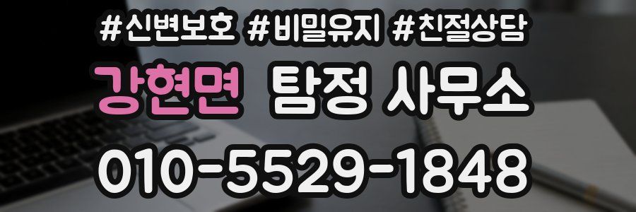 강현면 탐정 사무소