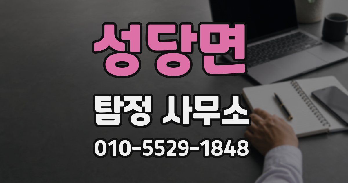성당면 탐정 사무소
