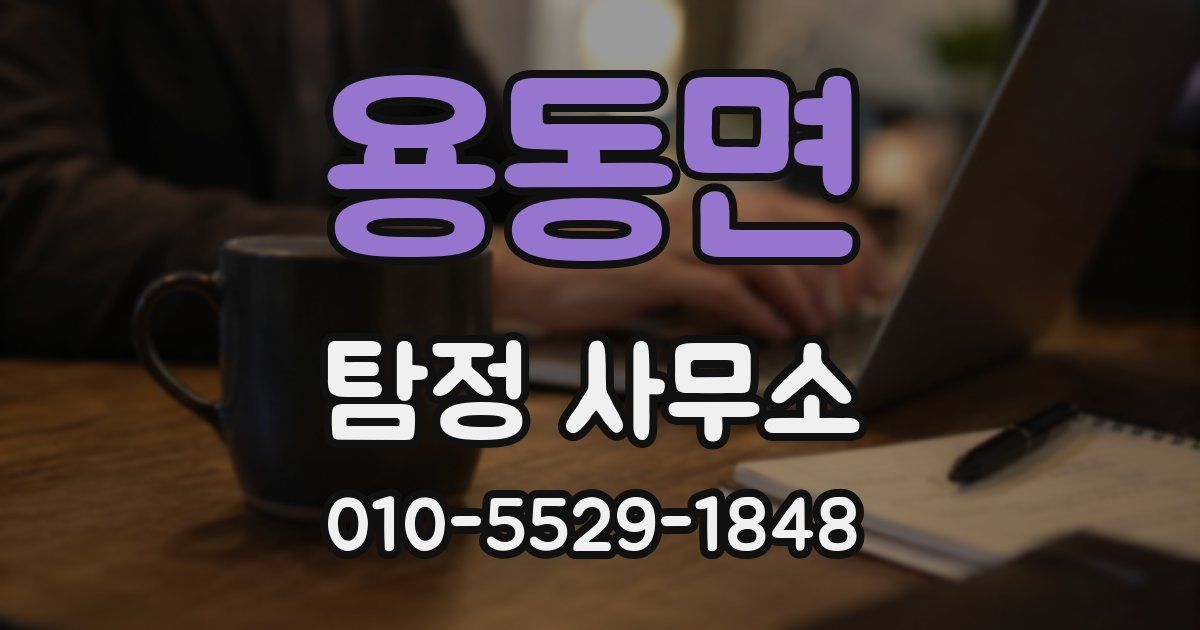 용동면 탐정 사무소