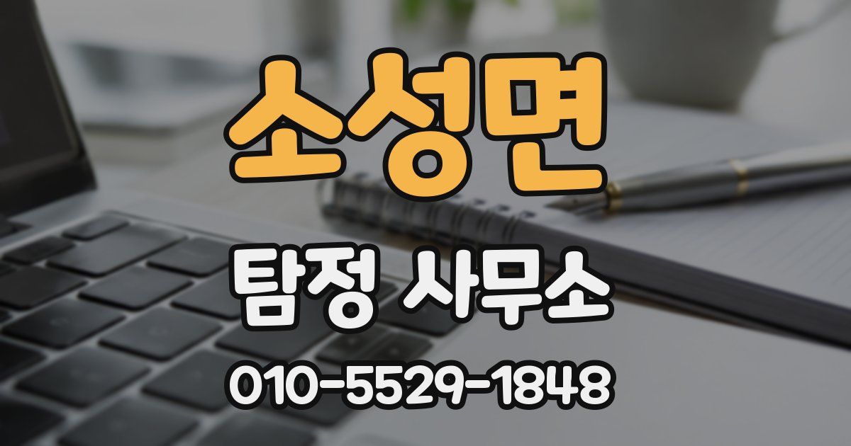 소성면 탐정 사무소