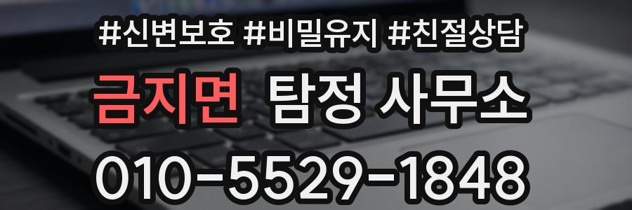 금지면 탐정 사무소