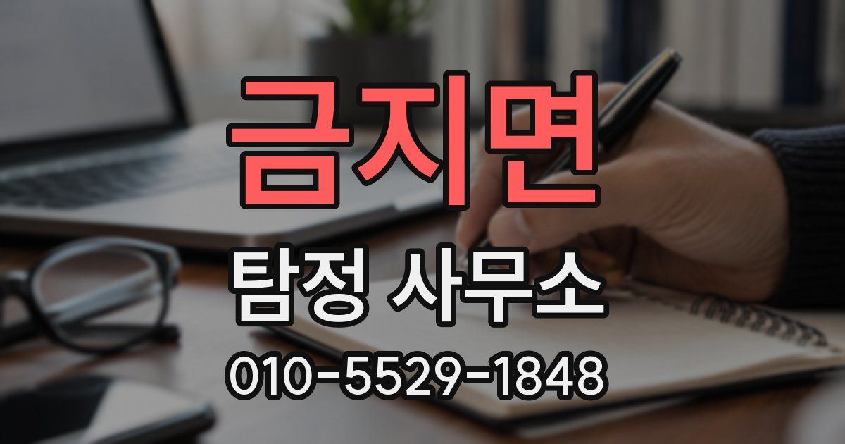 금지면 탐정 사무소