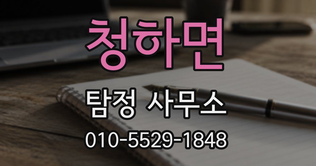 청하면 탐정 사무소