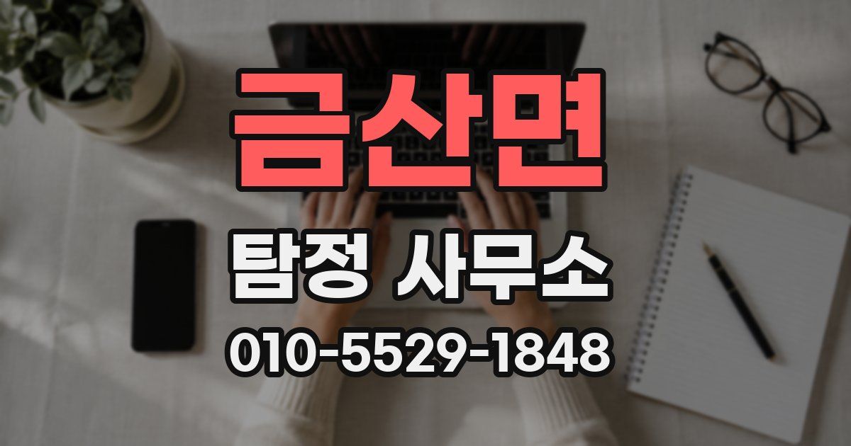 금산면 탐정 사무소