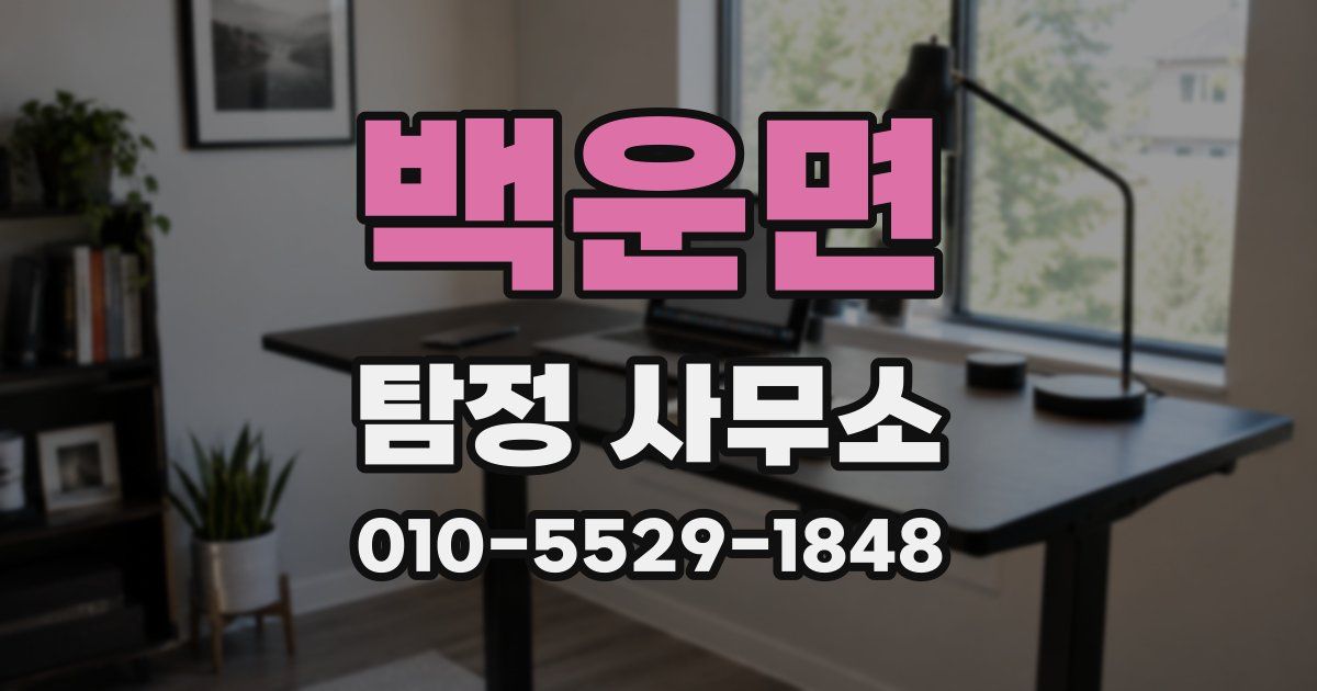 백운면 탐정 사무소