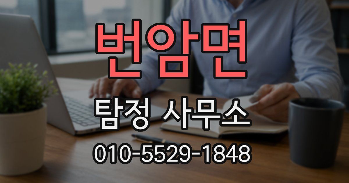 번암면 탐정 사무소