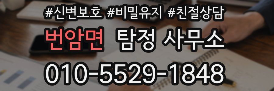 번암면 탐정 사무소