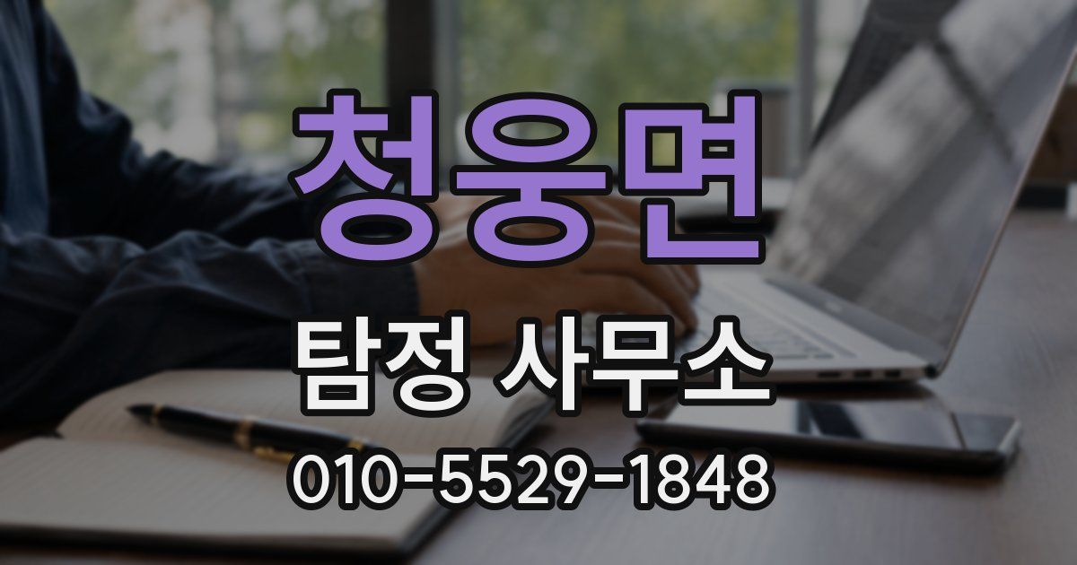 청웅면 탐정 사무소