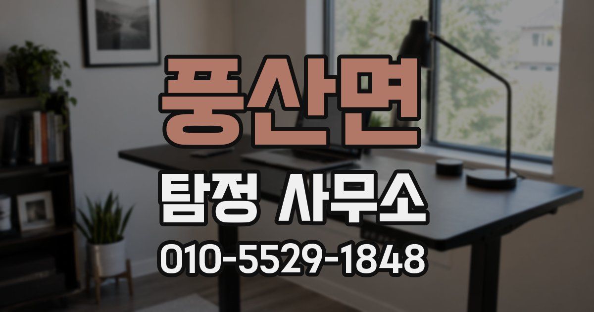 풍산면 탐정 사무소