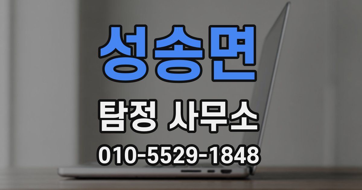 성송면 탐정 사무소