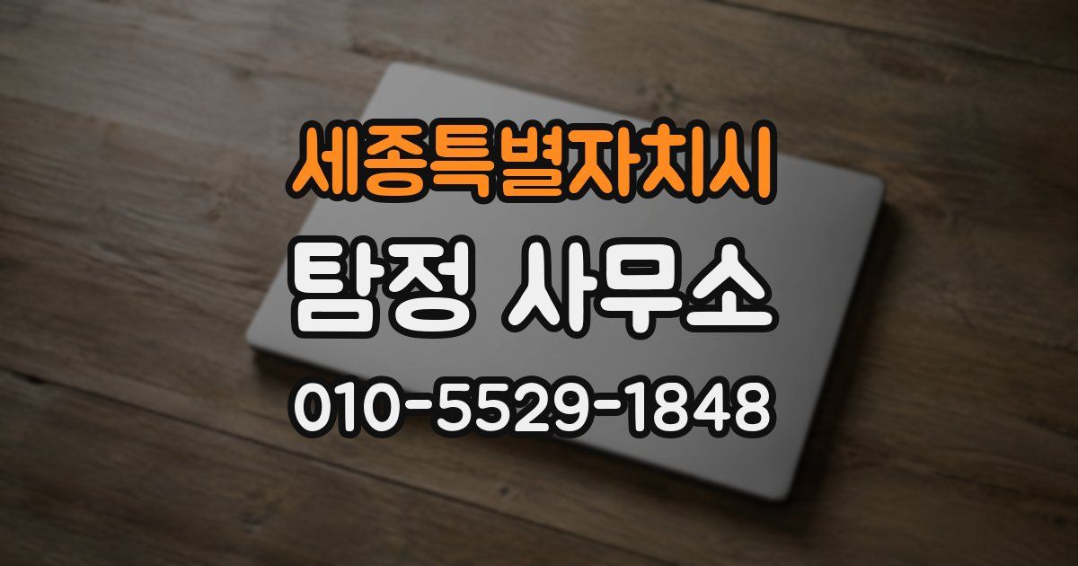 세종특별자치시 탐정 사무소