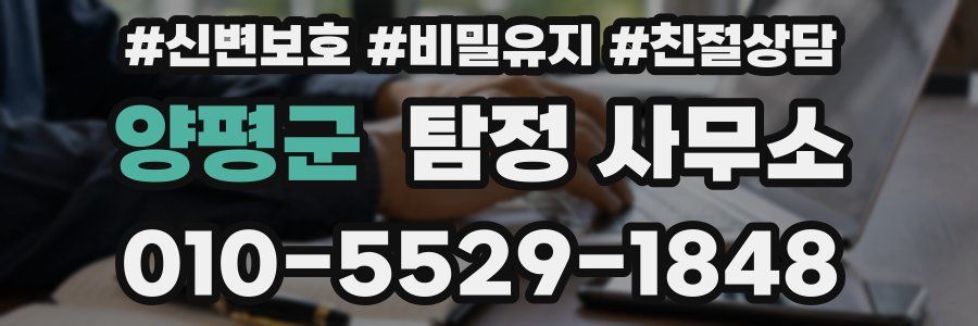 양평군 탐정 사무소