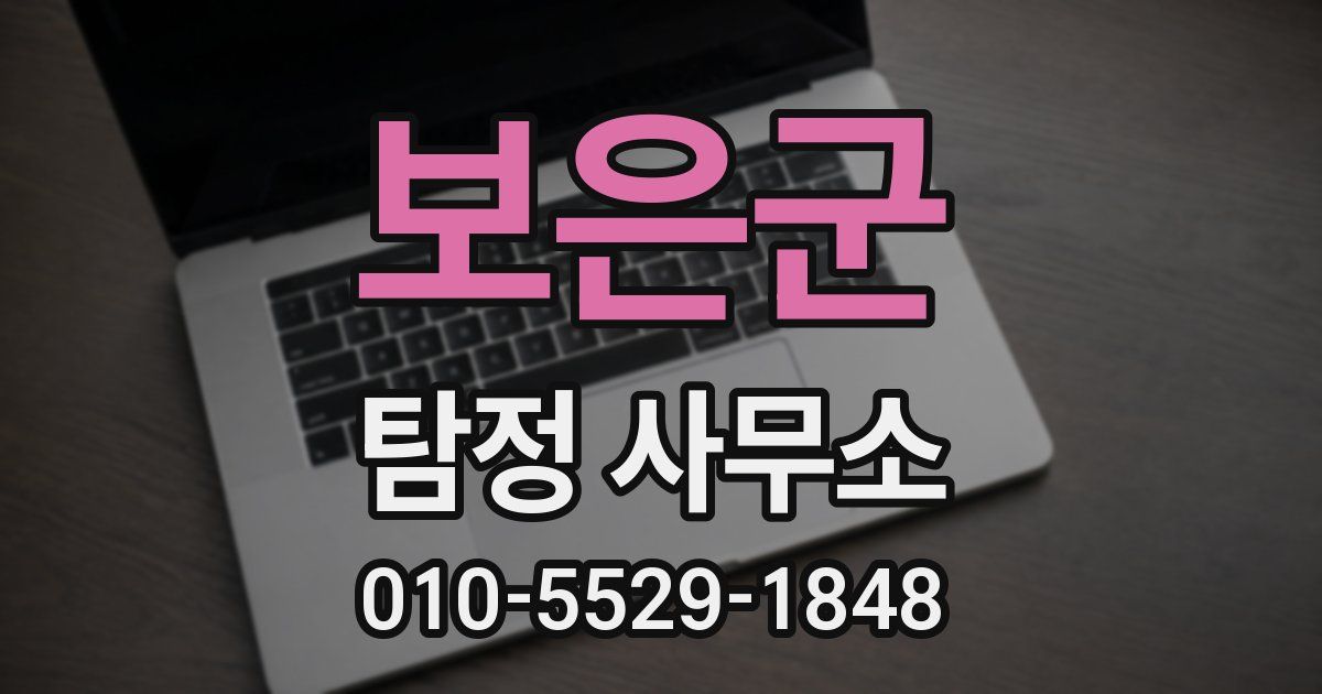보은군 탐정 사무소