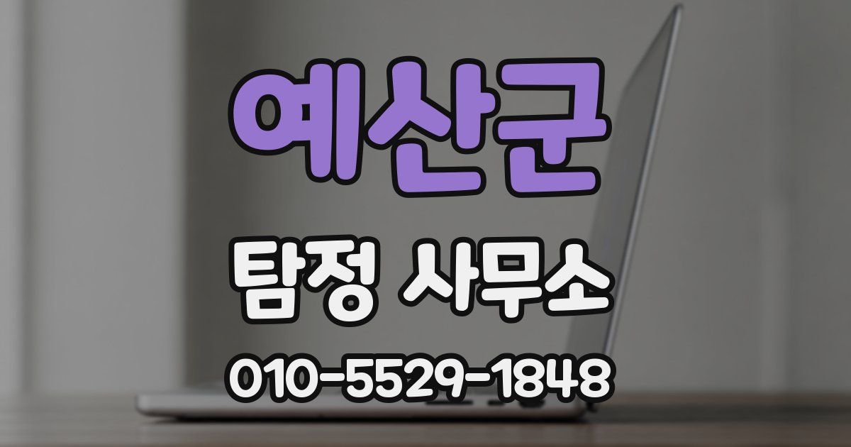 예산군 탐정 사무소