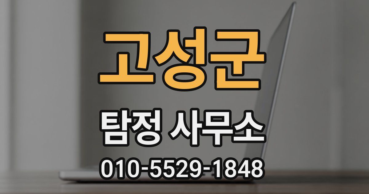 고성군 탐정 사무소