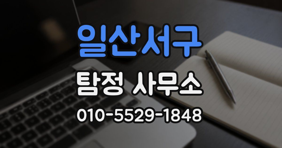 일산서구 탐정 사무소