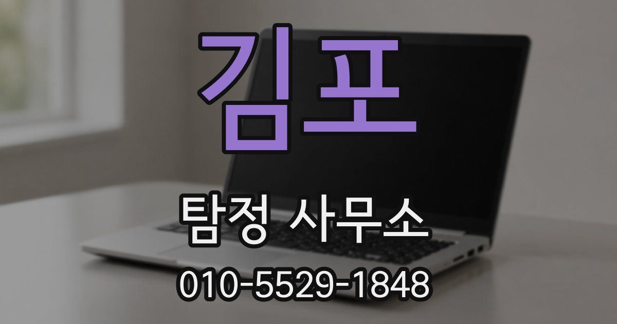 김포 탐정 사무소