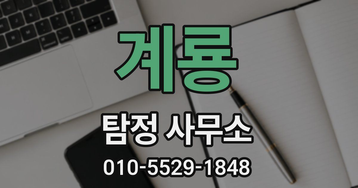 계룡 탐정 사무소