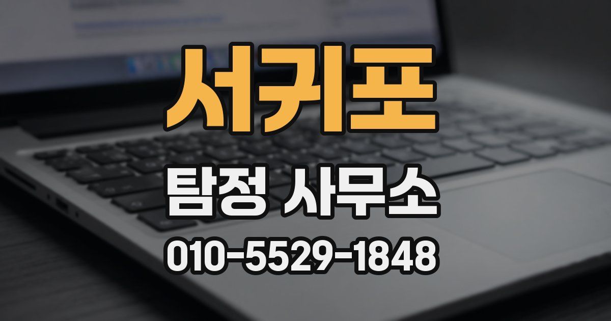 서귀포 탐정 사무소