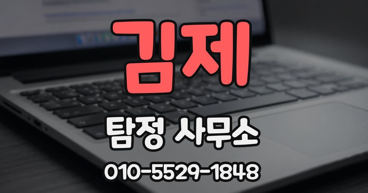 김제 탐정 사무소