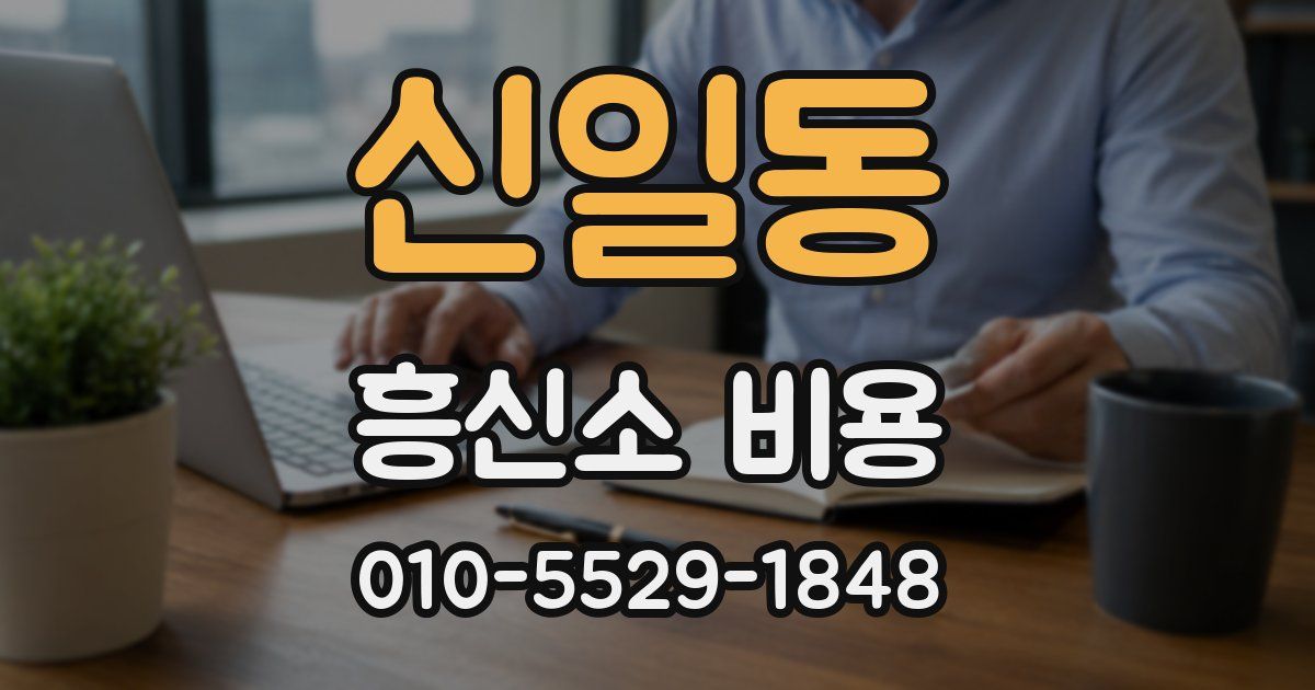 신일동 흥신소 비용