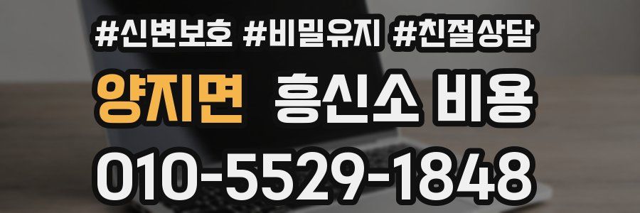 양지면 흥신소 비용
