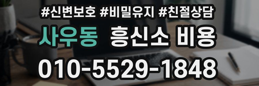 사우동 흥신소 비용
