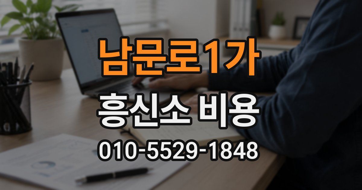 남문로1가 흥신소 비용