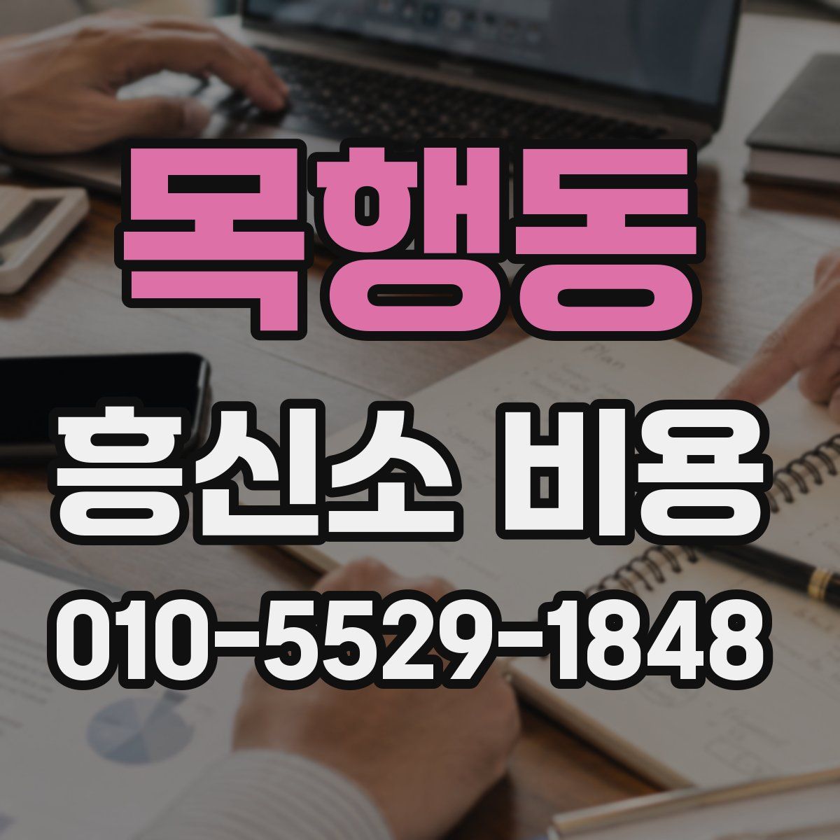 목행동 흥신소 비용