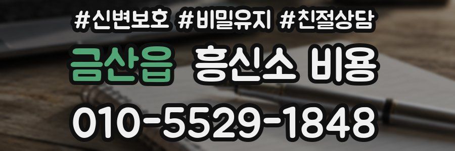 금산읍 흥신소 비용