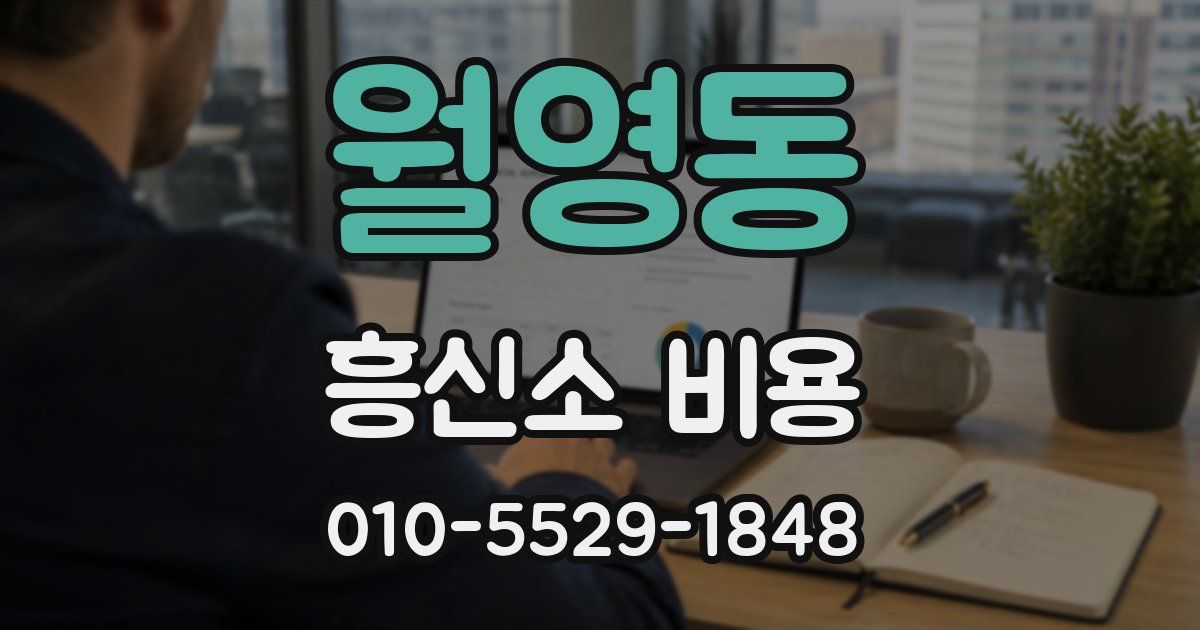 월영동 흥신소 비용