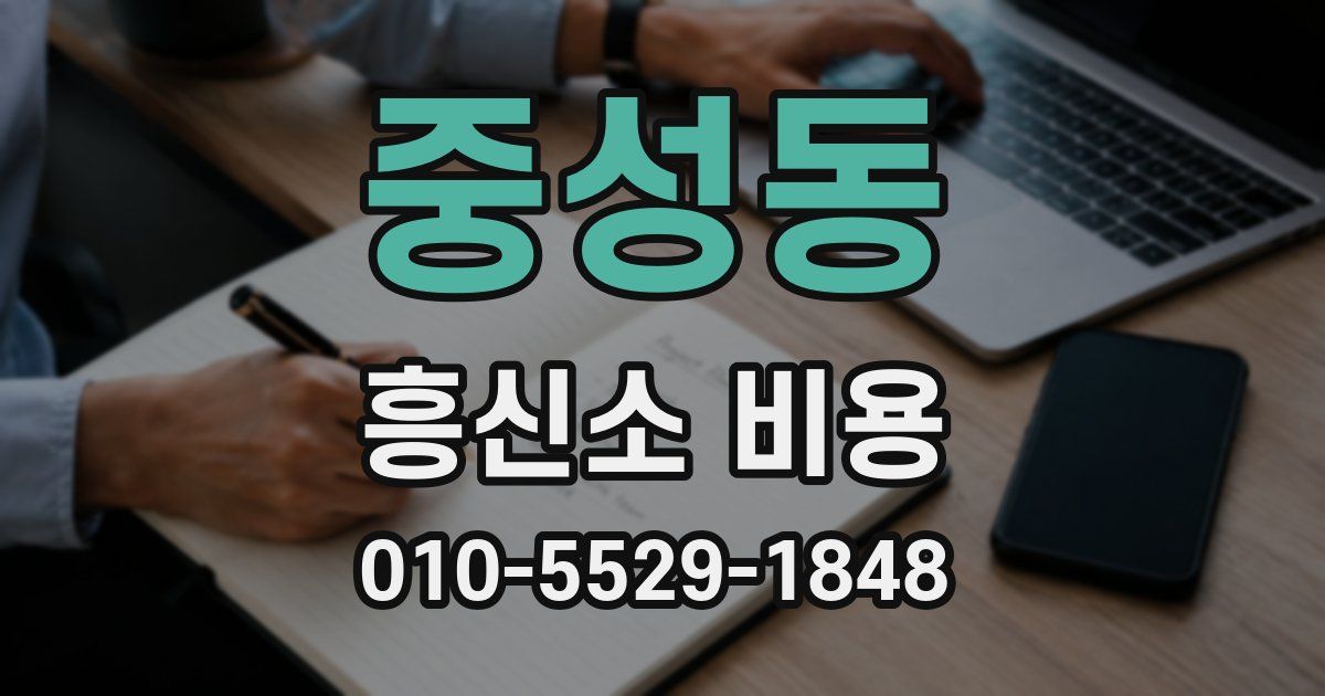 중성동 흥신소 비용