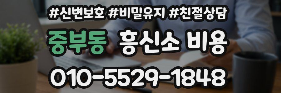 중부동 흥신소 비용