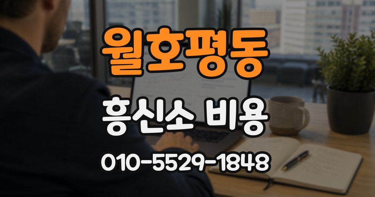 월호평동 흥신소 비용