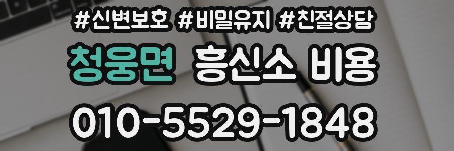 청웅면 흥신소 비용
