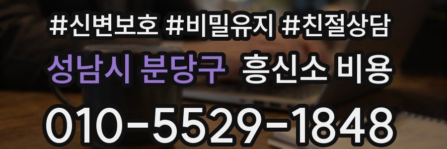 성남시 분당구 흥신소 비용