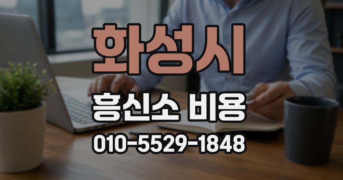 화성시 흥신소 비용