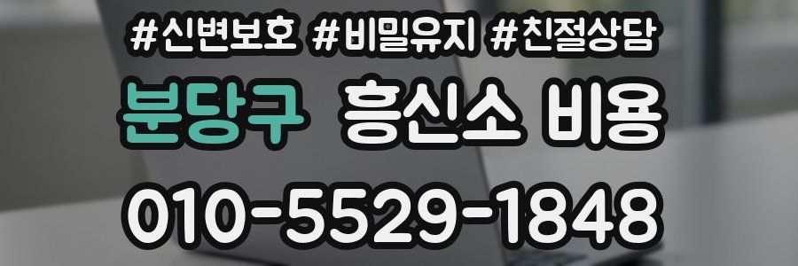 분당구 흥신소 비용